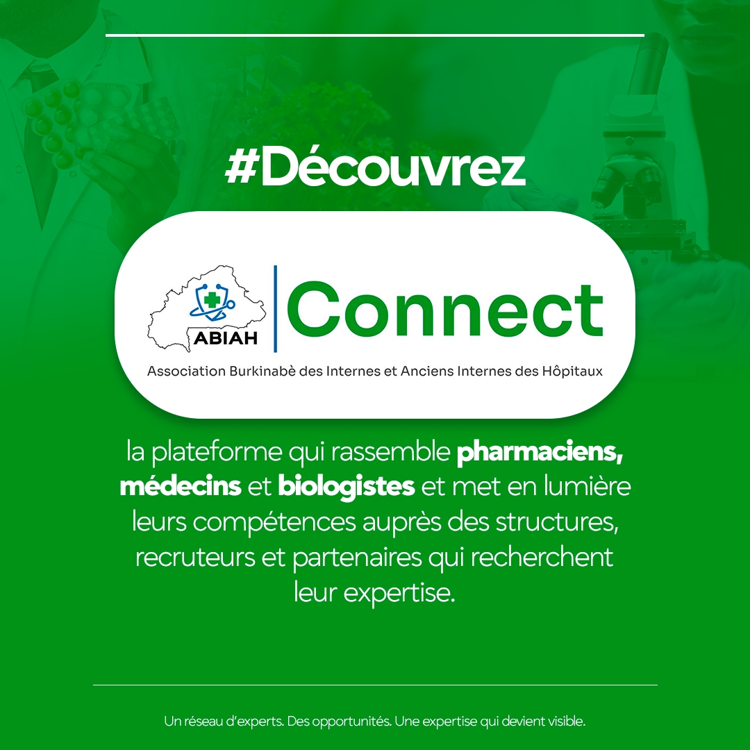 Découvrez ABIAH Connect — la plateforme qui rassemble pharmaciens, médecins et biologistes, et met en lumière leurs compétences auprès des structures, recruteurs et partenaires qui recherchent leur expertise.